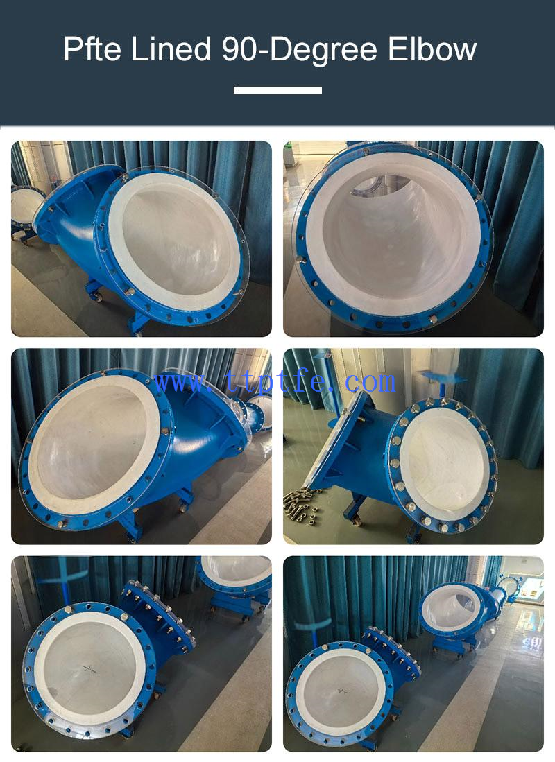 PTFE Lined 90 Degree Elbows PTFE Lined 90 Degree Elbows